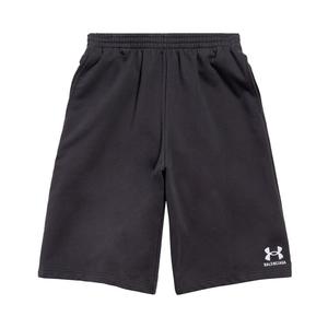 Шорты Balenciaga x Under Armour Large Shorts, черный/белый