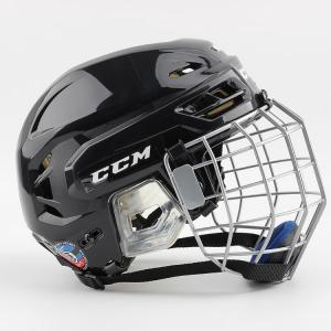 CCM Шлем для хоккея с мячом, Ice Ball, логотип, черный, размер S (50-55)