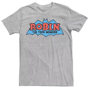Мужская классическая футболка с логотипом Robin The Teen Wonder DC Comics