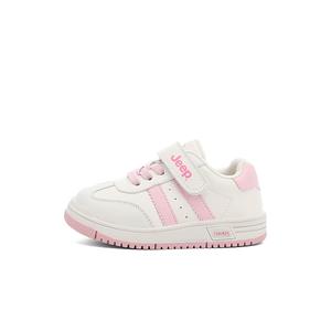 Slip Resistant Abrasion Resistant Low top Skateboard Shoes Kids' Jeep, айвори белый/cherry blossom розовый