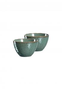 Зелёные керамические миски Matera ø 15.3 см 2 шт Matera Leonardo