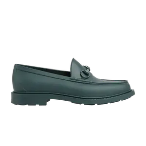 Лоферы Gucci Loafer 'Lacquered Horsebit - Vintage Green', зеленый