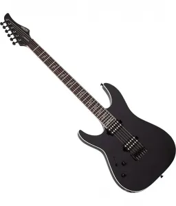 Гитара Schecter Reaper-6 Custom для левши, глянцевый черный