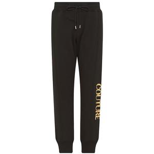 Спортивные брюки с металлическим логотипом VERSACE JEANS COUTURE, черный