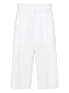 Шорты со складками Carven, белый