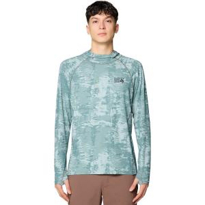 Толстовка Mountain Hardwear Crater Lake Mountain Hardwear, Blue Sage Inked Dyed Print