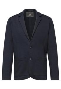 Street One MEN Пиджак классического кроя 'Terry Slub' в темно-синем цвете