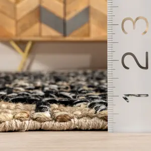 Ковер Betony Modern Trellis Jute Blend Area Rug nuLOOM, 122x183 см, светло-бежевый