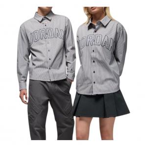 Рубашка Air Jordan Flight Oxford Long Sleeve 'Obsidian White'