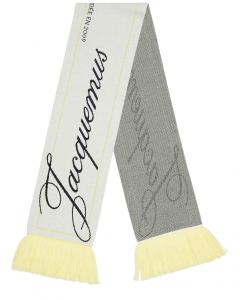 Шарф Liga Scarf Jacquemus, Pale Yellow & Off White