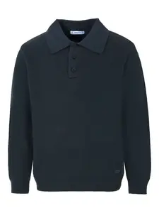 Рубашка-поло с длинными рукавами Mayoral, синий