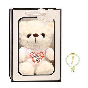 Футболка с розой плюшевый мишка, игрушка медведь плюшевая кукла куклы плюшевая кукла высота 20см/25см Barbne