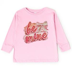 Футболка с длинным рукавом Be mine textured paint The Juniper Shop, Pink