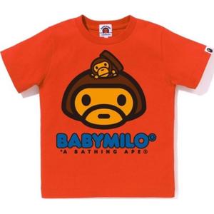 Детская футболка A BATHING APE, оранжевый