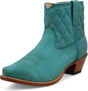 Женские ботильоны Twisted X 6" Steppin' Out с модным заостренным носком и подошвой CellSole, Blue Turquoise