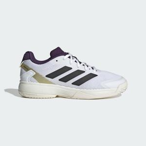 Кроссовки Adidas Ubersonic Tennis Shoes Kids, цвет Cloud White/Core Black/Aurora Plum