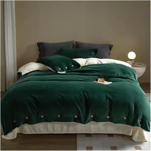 YIZUFU Комплект постельного белья вельветовый зимний