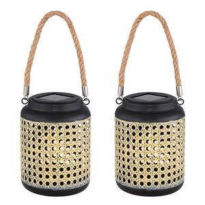 Globo Lighting Светодиодный уличный светильник под бамбук, коричневый, подвесной