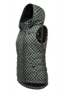 Стеганый жилет Hesty Принт Ragwear, пыльно-зеленый