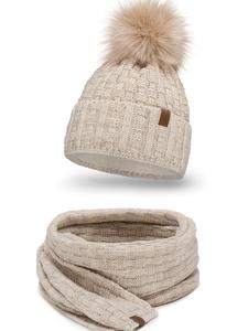Шапка Vivisence 7015 Set, бежевый