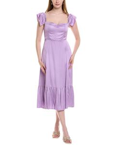 Платье миди JL LUXE, фиолетовый