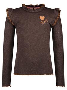 B.Nosy Футболка с длинными рукавами "Тоня" коричневого цвета