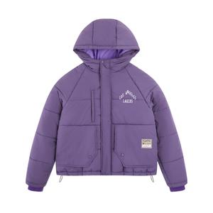 Mitchell Ness Пуховик Mitchell & Ness унисекс фиолетовый, Purple