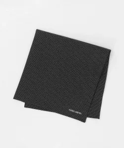 Хлопковый платок в горошек United Arrows, цвет Black