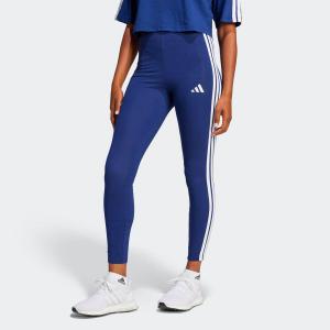 ADIDAS Женские хлопковые леггинсы - темно-синие