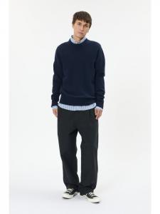 Matinique Вязаный свитер прямого кроя MAmaxwell темно-синего цвета