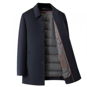 Пальто мужское Moderate VanCamel, темно-синий[detachable down liner]