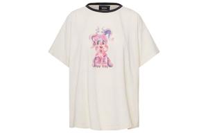 Футболка с круглым вырезом и принтом Monster Graphic We11Done, белый