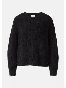 Вязаный свитер в цвете 9999_черный comma