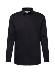 Рубашка Slim Fit на пуговицах SELECTED Ethan, черный