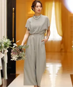 Платье-брюки, платье для вечеринки в знак благодарности, платье для мамы, свадебное платье, вечернее платье, платье для приглашения, платье для особого случая, платье для встречи выпускников Pourvous, цвет Gray