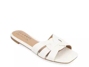 Сандалии Arrina Slide - женские Journee, White
