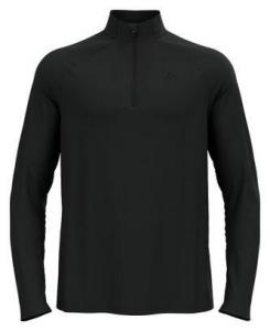 Куртка для бега Odlo Essentials с застежкой-молнией 1/2, черная