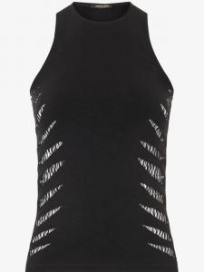 Топ без рукавов Roberto Cavalli, черный