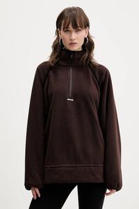 Флисовая толстовка Rotate, коричневый