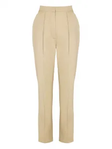 Брюки строгого кроя Balmain, бежевый