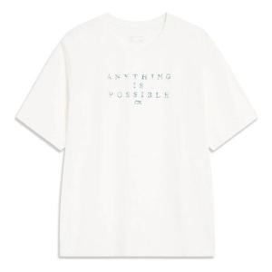 Футболка в спортивном стиле дышащая футболка Li-Ning, белый