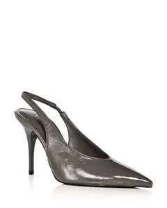 Женские туфли-лодочки лазурного цвета - эксклюзив Aqua, серый