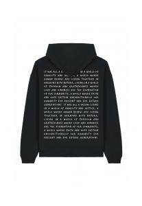 Толстовка IT WAS ALL A DREAM BACK PRINT HEAVYWEIGHT - Hoodie Mira Paris, черный
