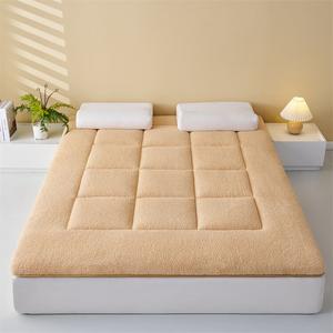 Yalu Матрас из овечьей шерсти 80х190 см, односторонний, толщина 4 см, цвет Warm Camel