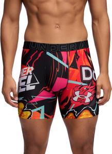 Under Armour мужские боксеры Performance Tech Mesh Print Singles, 6", Nacho Cheese Doritos