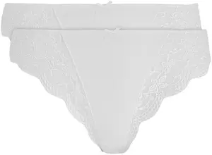 Nina Von C. Стринги (упаковка, 2 шт.), белый