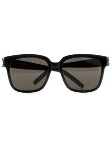 Солнцезащитные очки в квадратной оправе Saint Laurent Eyewear, черный