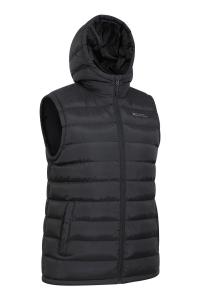 Мужской утепленный жилет с капюшоном Seasons Mountain Warehouse, черный