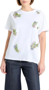 Cinq à Sept Women's Crystal Ivy Shrunken Tee