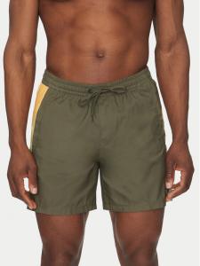 Шорты из ткани обычного кроя EQYJV04136 Quiksilver, зеленый